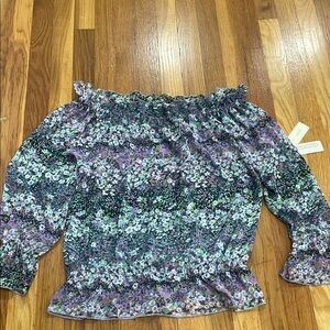 NWT Jenny Han off shoulder blouse